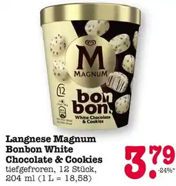 E-Center Langnese magnum bonbon white chocolate & cookies Angebot