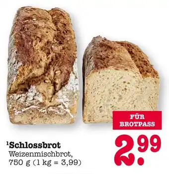 E-Center Schlossbrot Angebot