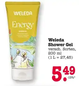 E-Center Weleda shower gel Angebot