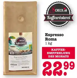 E-Center Check-in kaffeerösterei espresso roma Angebot