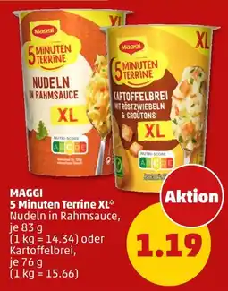 PENNY Maggi 5 minuten terrine xl nudeln in rahmsauce Angebot