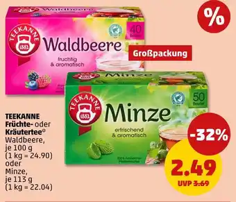PENNY Teekanne früchte- oder kräutertee waldbere Angebot
