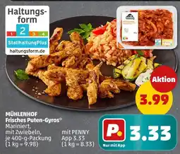 PENNY Mühlenhof frisches puten-gyros Angebot