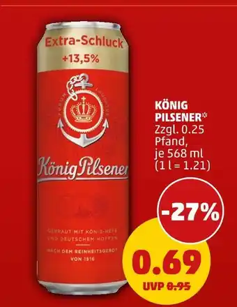 PENNY König pilsener könig pilsener Angebot