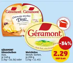PENNY Géramont käsescheiben duo Angebot
