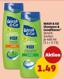 PENNY Wash & go shampoo & conditioner sport Angebot