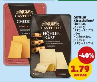 PENNY Castello käseschneiben cheddar Angebot