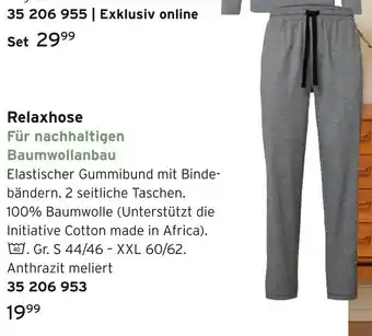 Tchibo Relaxhose Angebot