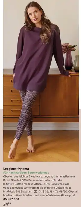 Tchibo Leggings-pyjama Angebot