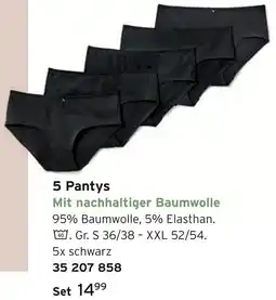 Tchibo 5 pantys Angebot
