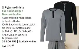 Tchibo 2 pyjama-shirts Angebot