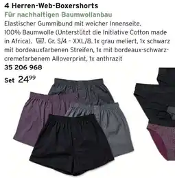 Tchibo 4 herren-web-boxershorts Angebot