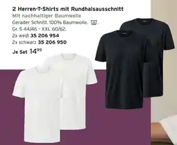 Tchibo 2 herren-t-shirts mit rundhalsausschnitt Angebot