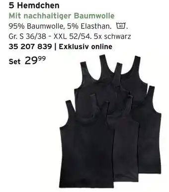 Tchibo 5 hemdchen Angebot