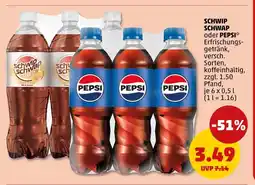 PENNY Schwip schwap oder pepsi erfrischungsgetränk Angebot