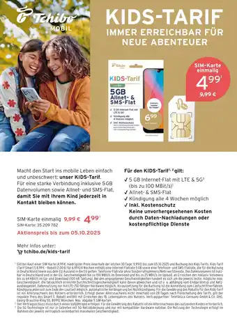 Tchibo Tchibo mobil kids-tarif Angebot