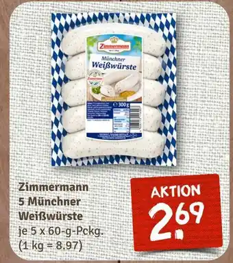nahkauf Zimmermann 5 münchner weißwürste Angebot
