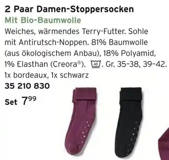 Tchibo 2 paar damen-stoppersocken Angebot