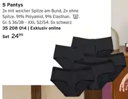 Tchibo 5 pantys Angebot