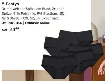 Tchibo 5 pantys Angebot