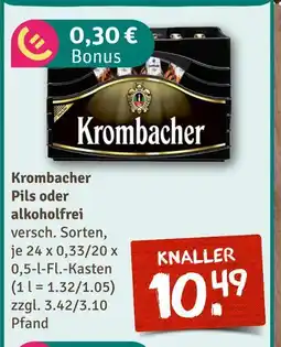 nahkauf Krombacher pils oder alkoholfrei Angebot