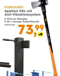 Globus Baumarkt Fiskars spaltaxt xxl mit anti-vibrationssystem Angebot
