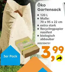 Globus Baumarkt Öko gartensack Angebot