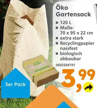 Globus Baumarkt Öko gartensack Angebot