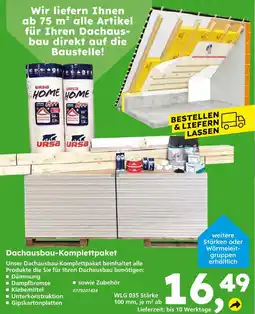 Globus Baumarkt Ursa dachausbau-komplettpaket Angebot
