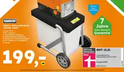 Globus Baumarkt Primaster elektro walzenhäcksler pmwh 3000 Angebot