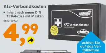 Globus Baumarkt Kfz-verbandkasten Angebot