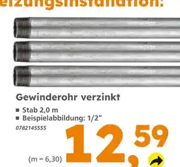 Globus Baumarkt Gewinderohr verzinkt Angebot