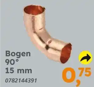 Globus Baumarkt Bogen 90° Angebot