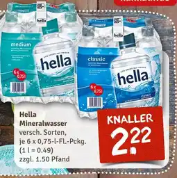 nahkauf Hella mineralwasser medium Angebot
