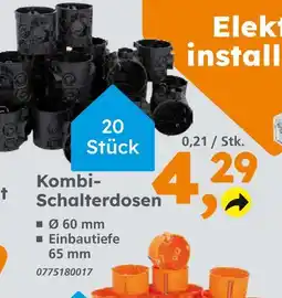 Globus Baumarkt Kombi-schalterdosen Angebot