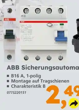 Globus Baumarkt Abb sicherungsautomat Angebot