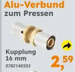 Globus Baumarkt Alu-verbund kupplung Angebot