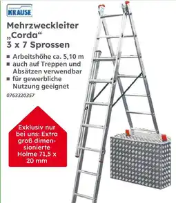 Globus Baumarkt Krause mehrzweckleiter 'corda' Angebot