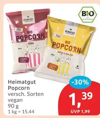 Budni Heimatgut bio popcorn süß Angebot