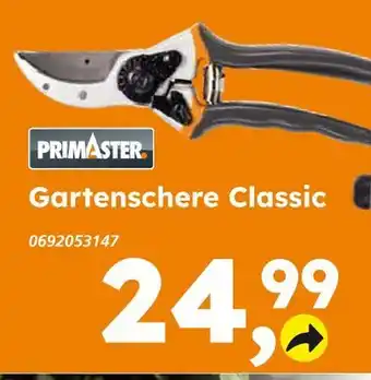Globus Baumarkt Primaster gartenschere classic Angebot