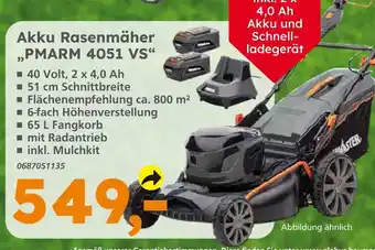 Globus Baumarkt Akku rasenmäher pmarm 4051 vs Angebot