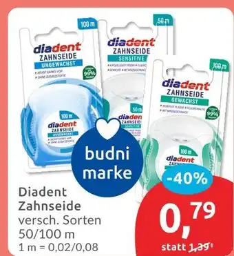 Budni Diadent zahnseide ungewachst Angebot