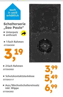 Globus Baumarkt Schalterserie 'sao paulo' Angebot