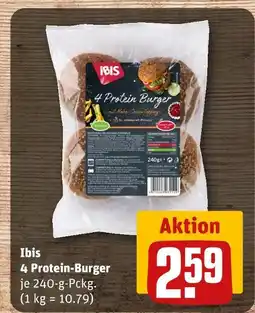 REWE Ibis 4 protein-burger Angebot