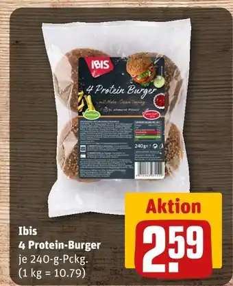 REWE Ibis 4 protein-burger Angebot