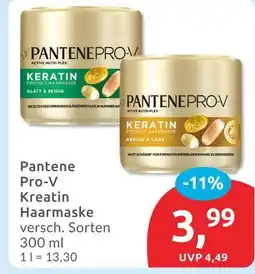 Budni Pantene pro-v keratin protect haarmaske glatt & seidig Angebot