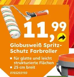 Globus Baumarkt Globusweiß spritz-schutz farbroller Angebot