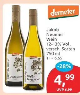 Budni Demeter jakob neumer grauburgunder Angebot