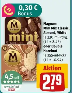 REWE Magnum mini mix classic, almond, white Angebot