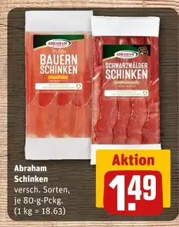 REWE Abraham milder bauernschinken Angebot
